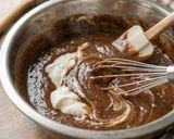 A picture of step 4 of Fudgy Prime Bites Protein Brownies.