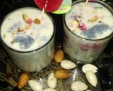 A picture of step 8 of Sabja (Basil) Seeds Thandai.