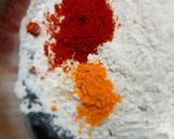 A picture of step 2 of Masala saunf puri.