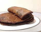 Foto langkah ke 9 dari resep Pancake ChocoNana (Chocolate BaNana) Simple 🍌🍌.