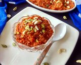 A picture of step 7 of Mawa gajar halwa.