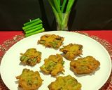 A picture of step 6 of Piyaz Koli (Onion Flower Stalks) Bhela Bhaja.