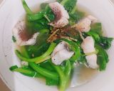 Hình bước làm 2 của món Canh cải xanh nấu cá lóc