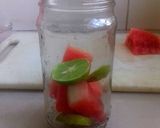 A picture of step 3 of Watermelon Lime Water.