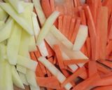 Foto del paso 1 de la receta: Cerdo con vegetales salteados
