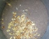 A picture of step 2 of Chocolate walnut waffle without waffle maker.