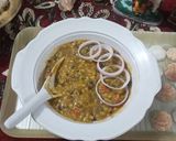 A picture of step 6 of Maa chole ki daal.