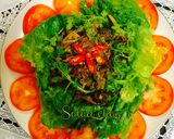 Hình bước làm 8 của món Salad chay !