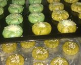 Foto langkah ke 6 dari resep Kueh Greentea and blue barleymint.
