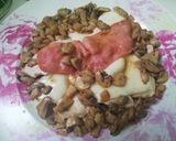 Foto del paso 2 de la receta: Pechugas de pollo con queso, bacon y champis al ajillo
