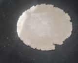 A picture of step 3 of Quinoa flour Roti.