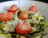 Foto del paso 10 de la receta: Espaguetis de calabacín con pesto de avellanas