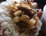 Foto del paso 2 de la receta: Bolas de arroz, rellenas de picadillo