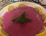 A picture of step 3 of Beet Hummus.