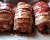 Ünnepi töltött csirkemellfilé baconba tekerve recept fázis 2 fotója