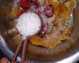 Fresh Strawberries And Orange Punch