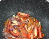 Foto langkah ke 3 dari resep Tumis Kulit Melinjo Jamur Kuping dan Tempe.
