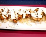 Foto del paso 5 de la receta: Montaditos de pollo con salsa de frutos rojos y queso de cabra
