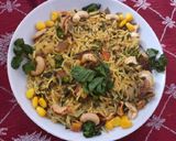 A picture of step 13 of Haryali Fusion Pulao.