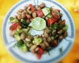A picture of step 6 of Peanut salad.