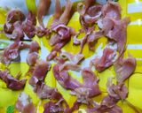 Foto del paso 2 de la receta: Moños con jamón crudo y alcauciles