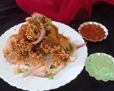 A picture of step 12 of Khichdi Sev Roll.