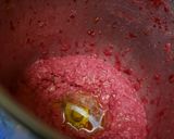 A picture of step 11 of Beetroot Hummus Breakfast Toast.