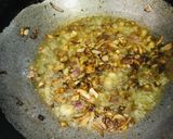 A picture of step 1 of Dhaba Style moong daal.