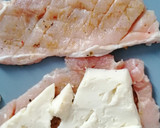 Foto del paso 2 de la receta: Bocadillo de lomo con queso membrillo y algas