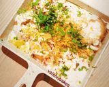A picture of step 1 of Bhalla Papdi Chaat.