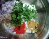 A picture of step 2 of Cilantro and Paneer Paratha.