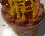 A picture of step 9 of Hotdog Pie.