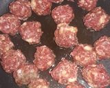 A picture of step 3 of Meatballs #smallchopcontest.