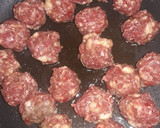 A picture of step 3 of Meatballs #smallchopcontest.