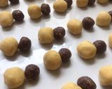 A picture of step 3 of Algerian Nakach Hilal Cookies.