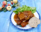 Hình bước làm 4 của món Sườn Heo Hầm Sốt BBQ