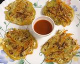 A picture of step 5 of Potato Cabbage Pancakes.