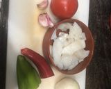 Foto del paso 1 de la receta: Crackers de ensalada templada de bacalao