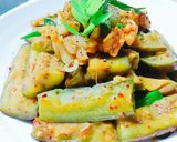 Hình bước làm 2 của món Món chay:Cà tím xào chua ngọt