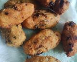 A picture of step 5 of Upwas bhajni muthiya.