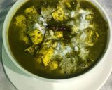 A picture of step 10 of Palak Paneer.