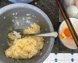 Hình bước làm 1 của món Cơm chiên dương châu