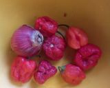 A picture of step 1 of Ridi (beniseed) and Egusi soup.