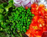 A picture of step 1 of One Pot Cooking (Vegetables Daliya Pulao).