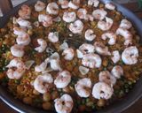 Paella csicseriborsóval és zöldborsóval (+rák) -spanyolos ételek recept fázis 5 fotója