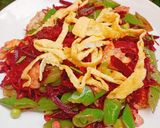 รูปขั้นตอนการทำที่ 7 ของ ผัดหมี่สีทับทิม #บีทรูท Stir-fried Ruby Bihun Rice Noodle #beet