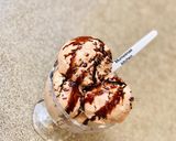 A picture of step 9 of Chocolate ice cream.
