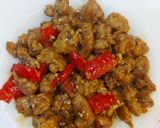 Foto langkah ke 5 dari resep Ayam Popcorn Lada Hitam (Tepung Mocaf).
