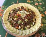 Une image de l'étape 12 de Salade de riz rouge au concombre, poivron orange et tomates Tiverta.
