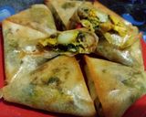 صورة لخطوة 2 من وصفة بوراك بالسلق في الفرن 🍴🍴